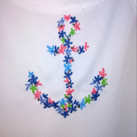 Alfred Dunner 100% Cotton Button Down with Attatched Tank Size Small - Picture 8 of 14